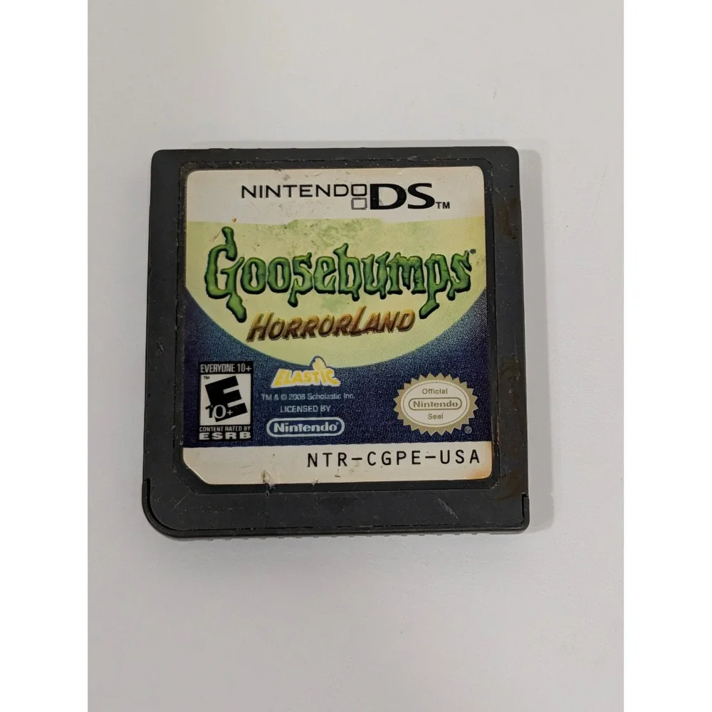 Nintendo Goosebumps HorrorLand Video Game Cartridge DS NTR-CGPE-USA Black